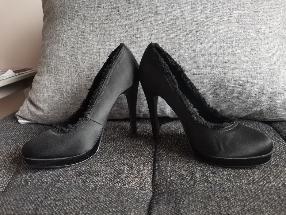 Високи токчета с платформа 38 номер