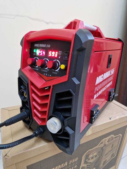 Телоподаващо - MIG -250А- PROFESSIONAL Телоподаващ Апарат + Електрожен