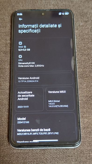 Xiaomi Poco X4 GT 8GB RAM, 256GB stocare