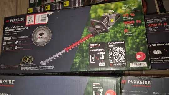 НОВ Parkside Performance храсторез – Акумулаторна ножица за жив плет