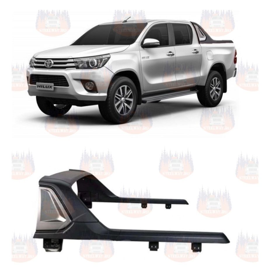 PACHET: Roll bar ABS+ Inchidere bena rulou electric Toyota Hilux 2015+