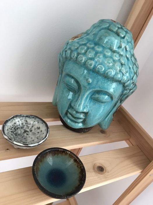 Decoratiune Buddha Cap Head Budism Asia Zara Home H&M Thailanda Vidaxl