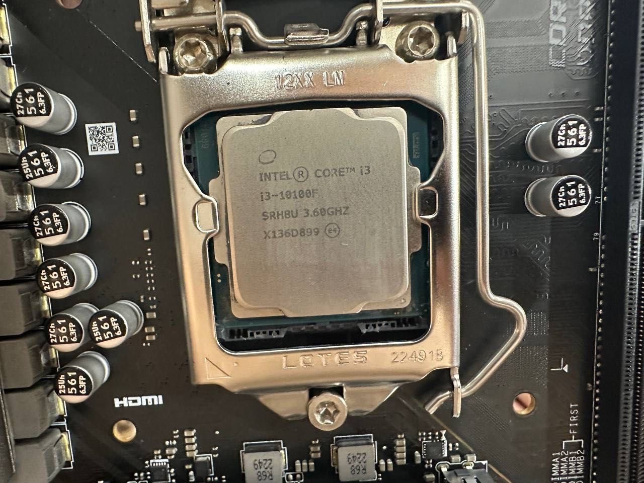 Комплект MSI B560M Mortar + Intel i3-10100F + в подарок DDR4 G.Skill