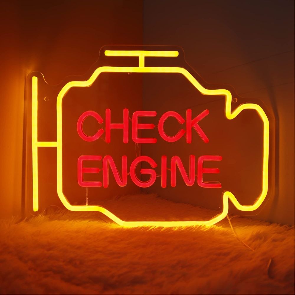 Неоновая Лампа CHECK ENGINE