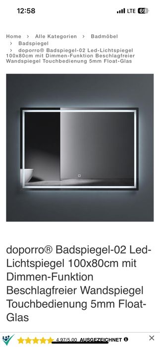 Vand Oglinzi de baie