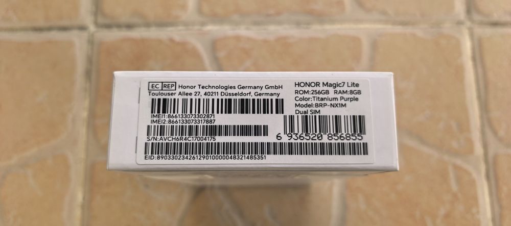 Telefon HONOR Magic 7 Lite---256GB---8GB---Titanium Purple--Full Box