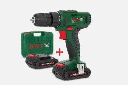 Аккумуляторная дрель-шуруповерт DWT
