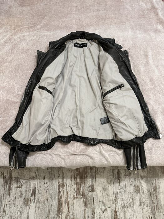 Мъжко кожено яке естесвена кожа размер L (50).  Freaky Hation