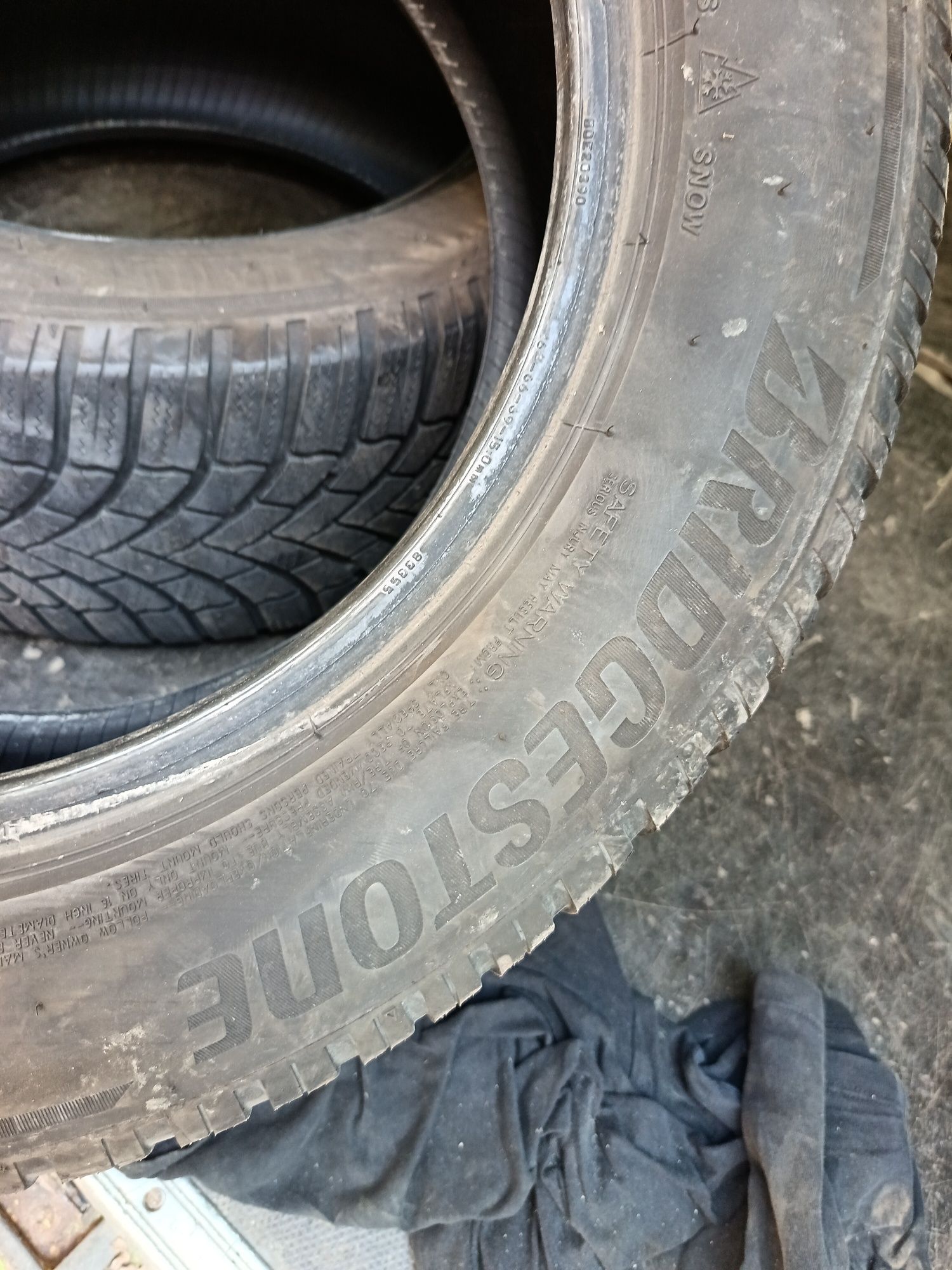 Anvelope MS 225 55 16 bridgestone 2023 5mm