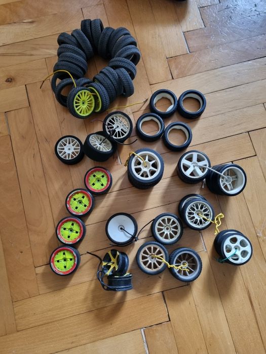 Гуми и джанти за 1. 10 rc onroad  rally  drift  slick