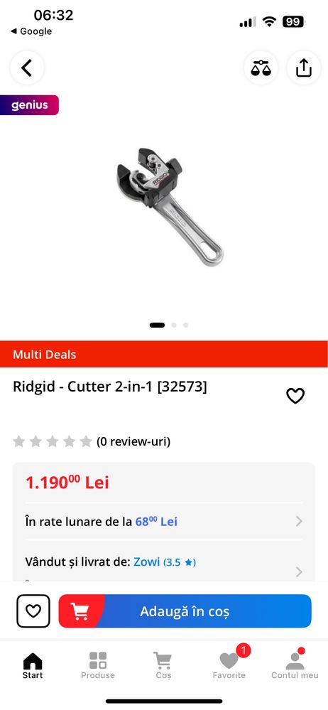 Rigid cutter suport