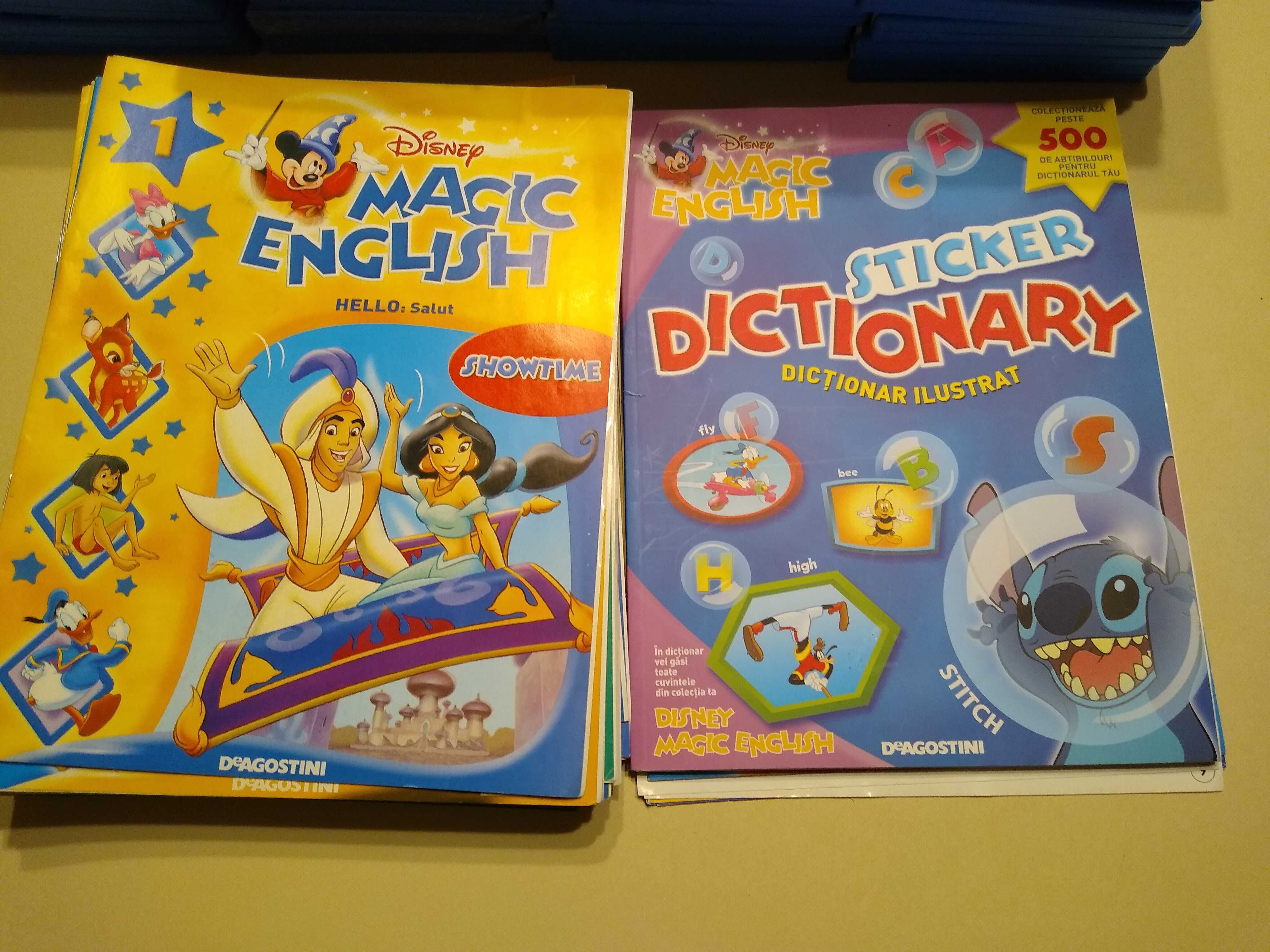 DVD uri Magic English însoțite de cărți . Stare excelentă.