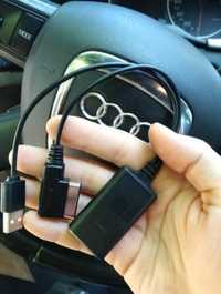 Cablu telefon Bluetooth ami mmi 2g 3g Aux Usb Audio Audi A4 A5 A6 A8 Q