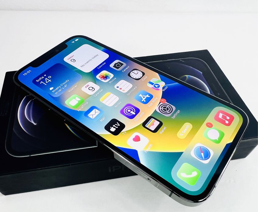 Apple iPhone 12 Pro Max 128GB Graphite Перфектен! Гаранция!