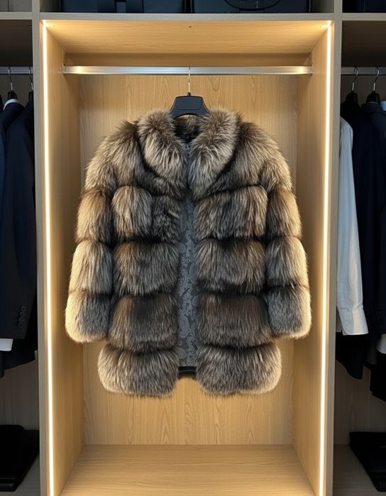 Срочно продам шуба чернобурка(натуралка)