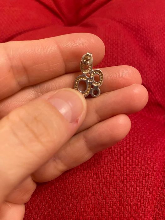 Set pandantiv si cercei din argint