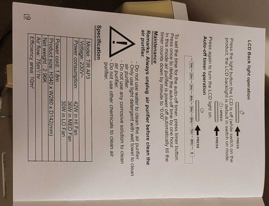 Purificator pentru aer