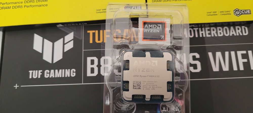Kit gaming ryzen 7 9800x3d + TUF GAMING B850-PLUS WIFI +64 gb 6000