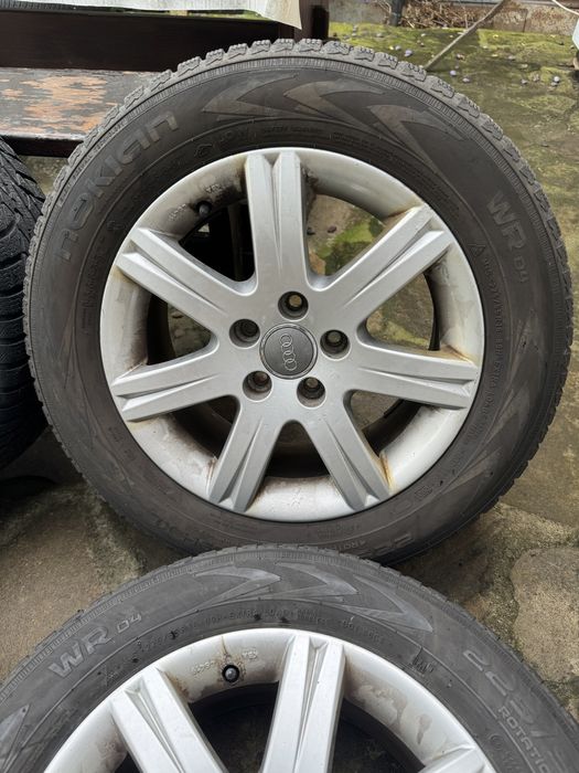 Set jante orignale Audi 225/55 R16 prindere 5x112