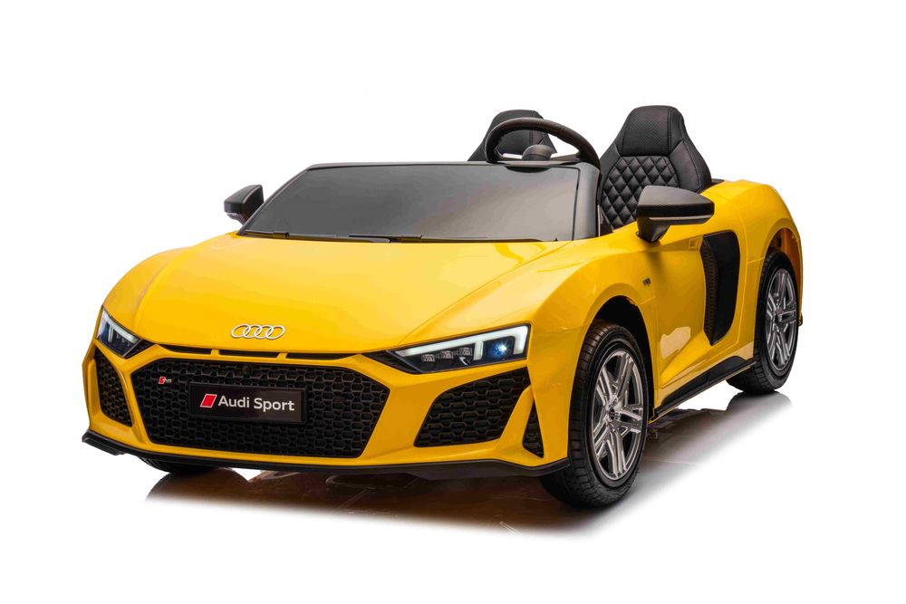 Лицензирана Акумулаторна Кола Audi R8 Premium,200W,24V,Помпещи гуми