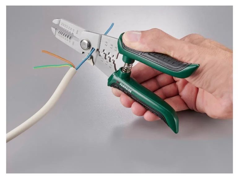 Clește profesional sertizare taiere electrician VDE Parkside stripper