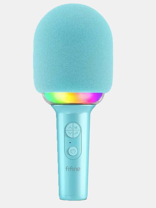 Караоке-микрофон Fifine e2 со встроенным динамиком, Bluetooth и др.
