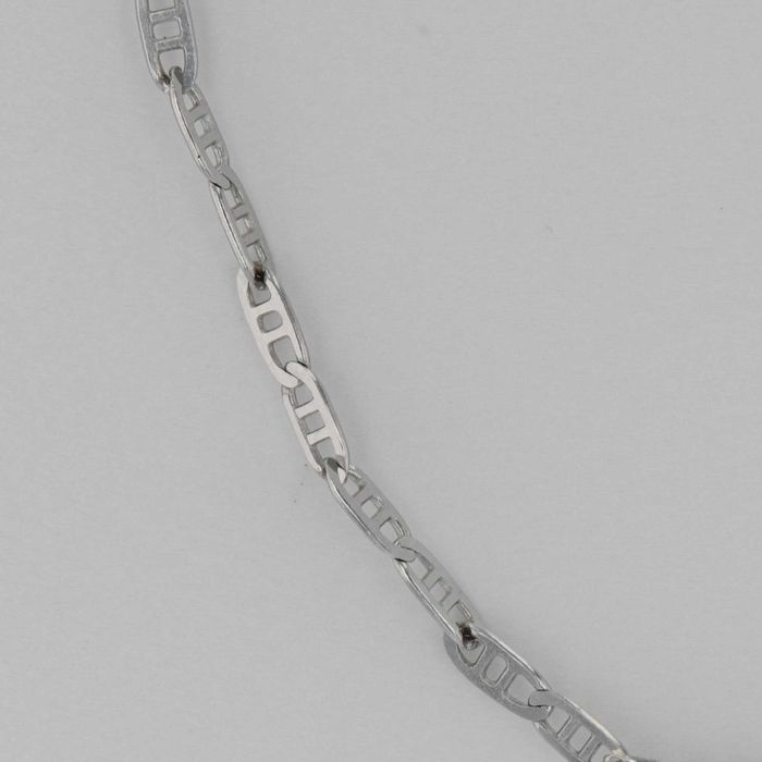 Lant de aur alb de 14k cod 5123