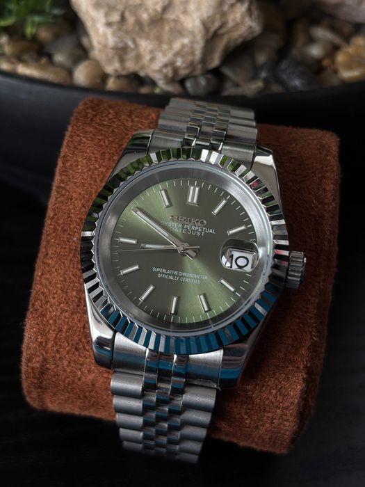 Seiko Mod Automatic NH35 Olive Green