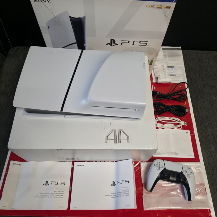 КАТО НОВ Sony Playstation 5 Slim Технополис Гаранция PS5 | White
