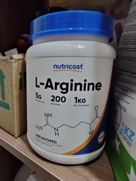 Продам 1кг Аргинин, L-Arginine, оригинал, США , nutricost