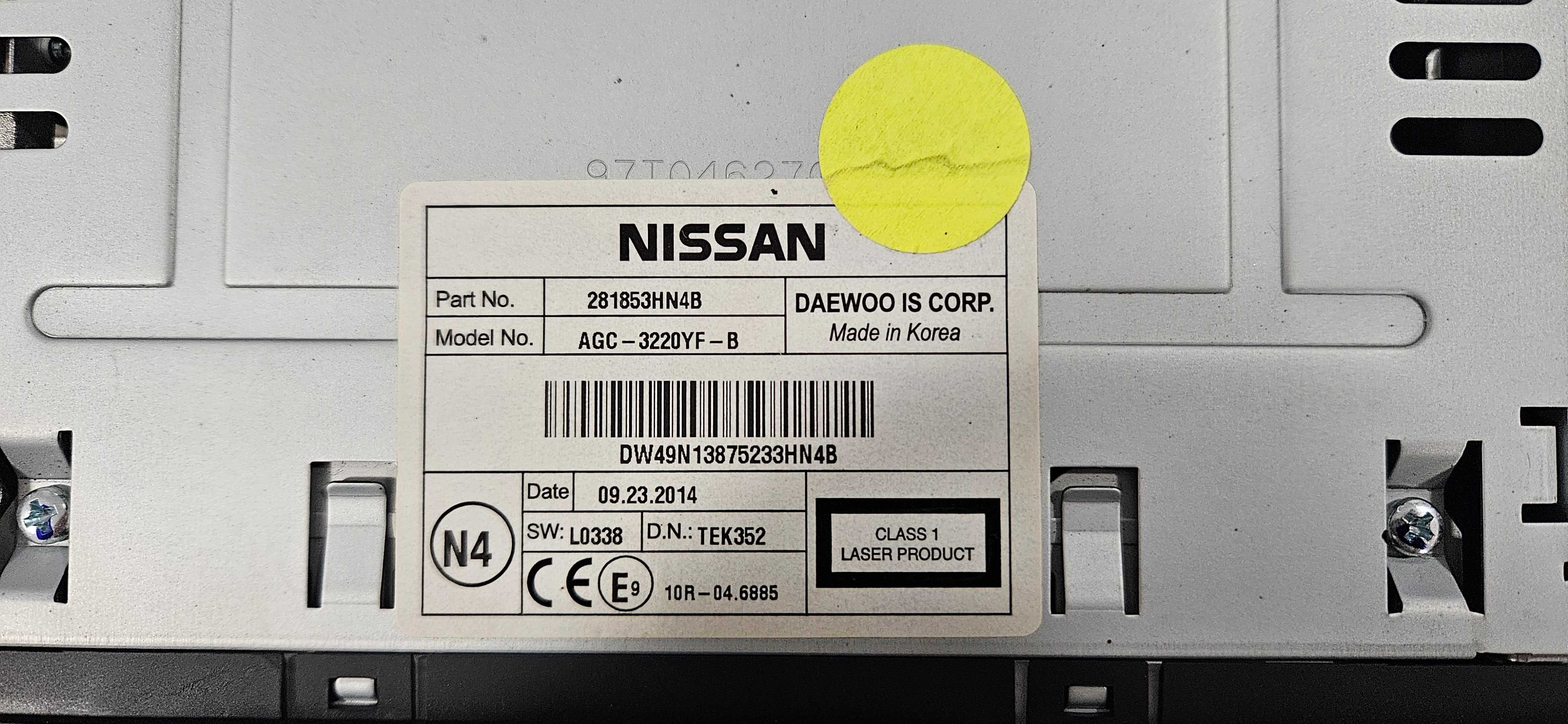 Мултимедия (радио модул) Nissan Micra 2015