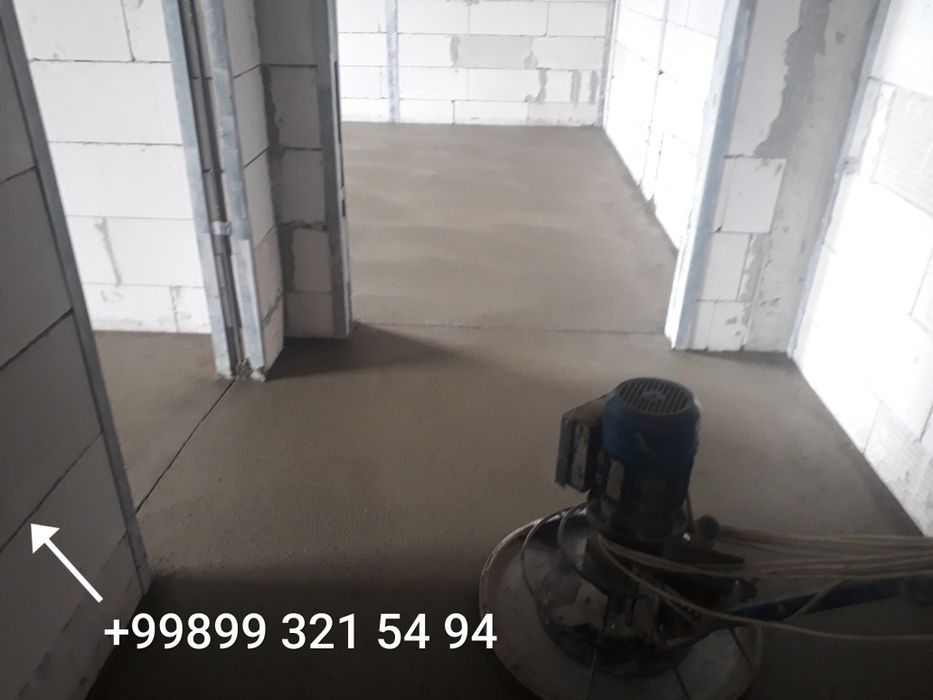 Сухой стяжки пола.