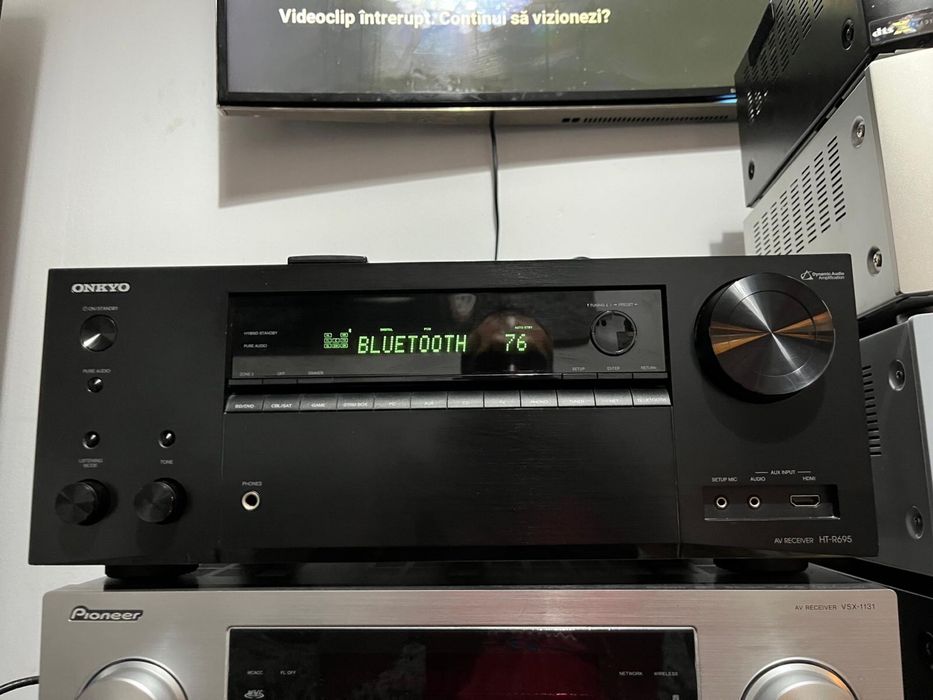 Onkyo HT-R695 4k/7.2/Atmos/bluetooth/Spotify/Airplay/wifi/usb etc.