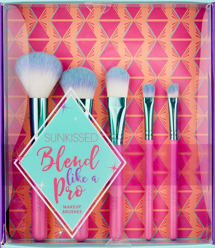Set 5 pensule machiaj Sunkissed Blend Like A Pro Makeup Brushes