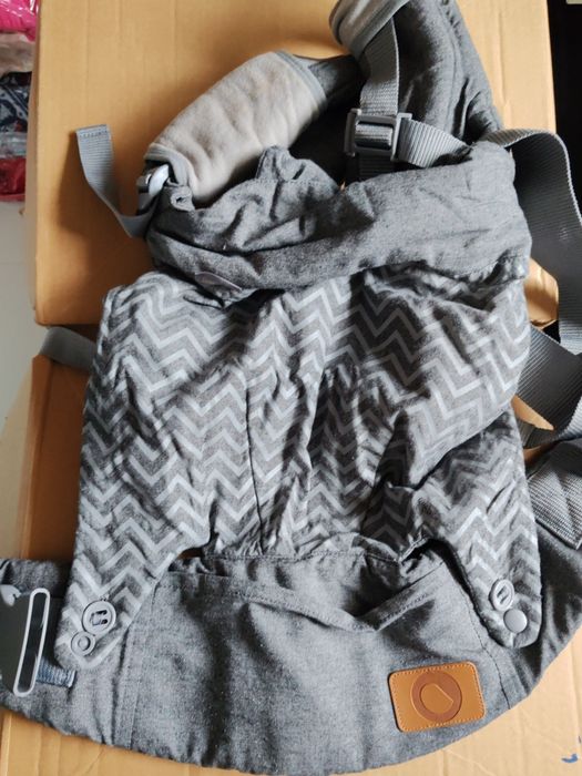 Marsupiu bebe Lionel  Margareet gri