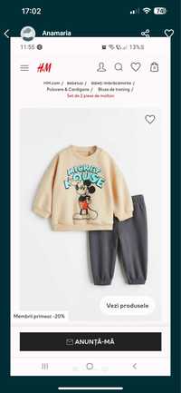 Trening h&m 98 mickey mouse