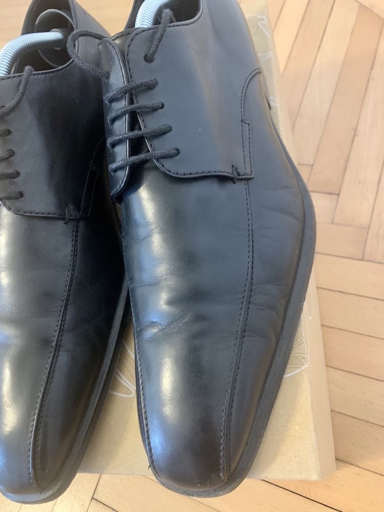 Pantofi negri piele hugo boss 42 ocazie