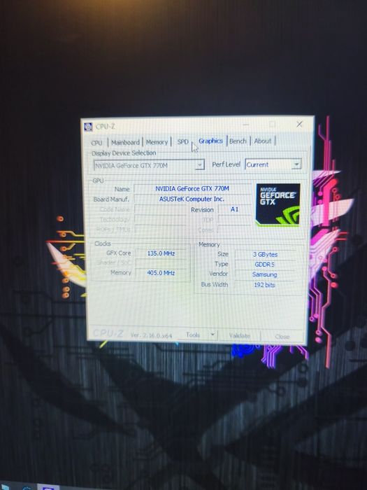 Asus rog laptop gaming model: G750JX, I7 -4700HQ