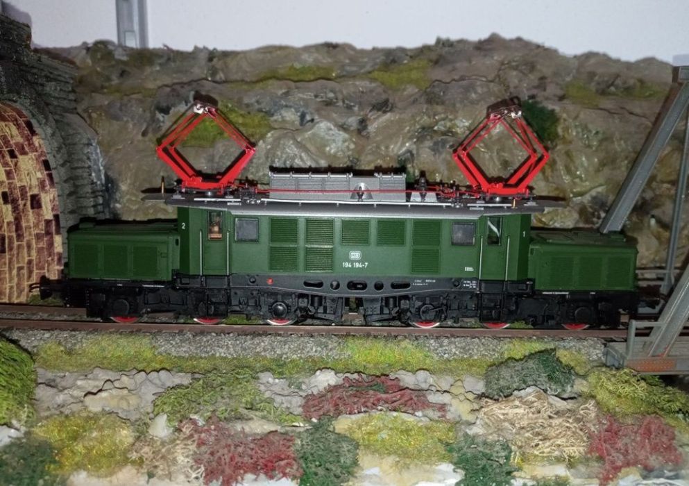 Locomotiva electrică ROCO BR194 cunoscută și cu denumirea "crocodil"