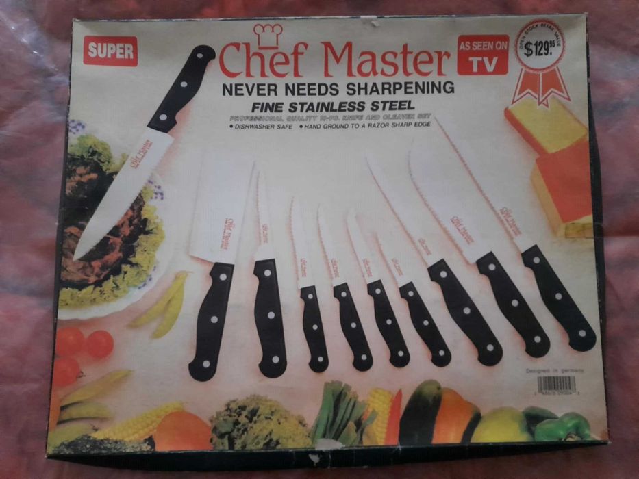 Комплект кухненски ножове от неръждаема стомана Chef Master