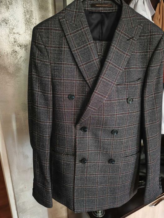 двойка - Стильный двубортный пиджак и брюки