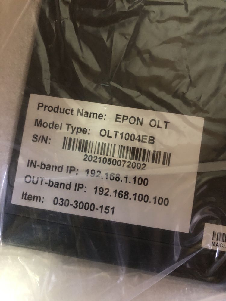 EPON OLT 4 porturi