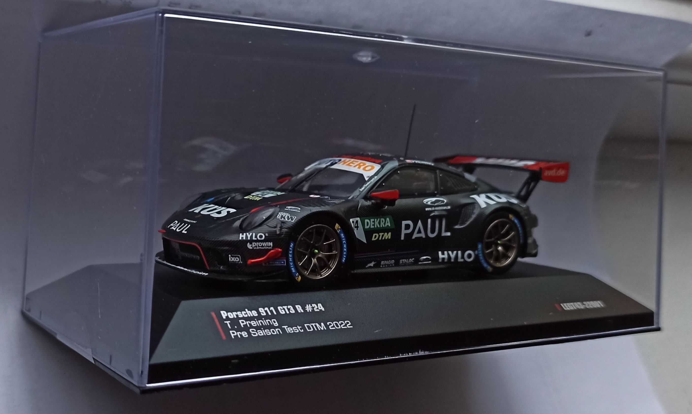 Macheta Porsche 911 GT3 R GT Team75 Preseason DTM 2022 - IXO 1/43