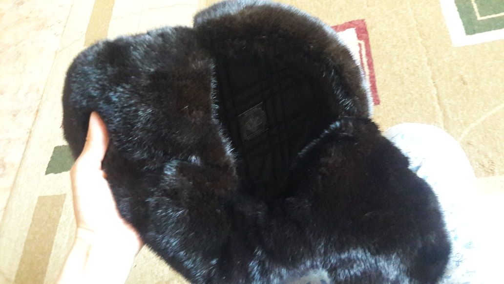Продам шапку ушанку норковую мужскую