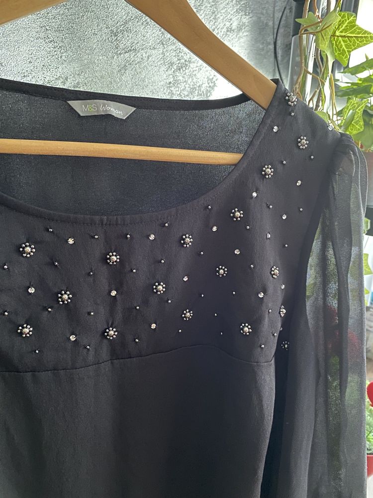 Bluza neagra eleganta