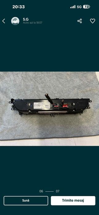 Panou climatronic digital audi a4 b9/b9.5
