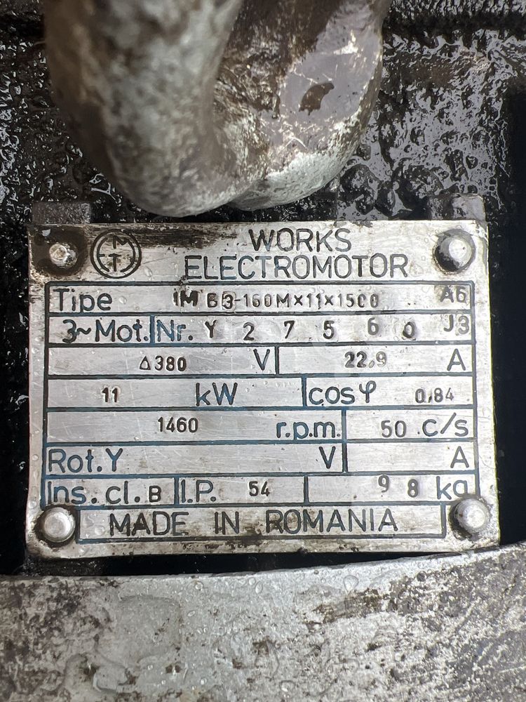 Motor electric trifazic 11 Kw.