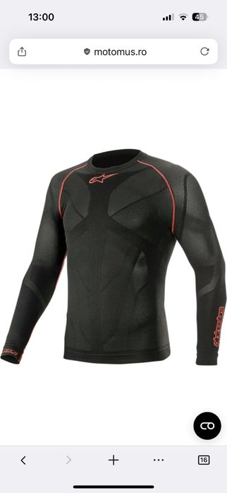 Bluza functionala de VARĂ Alpinestars RIDE TECH TOP V2 M-L