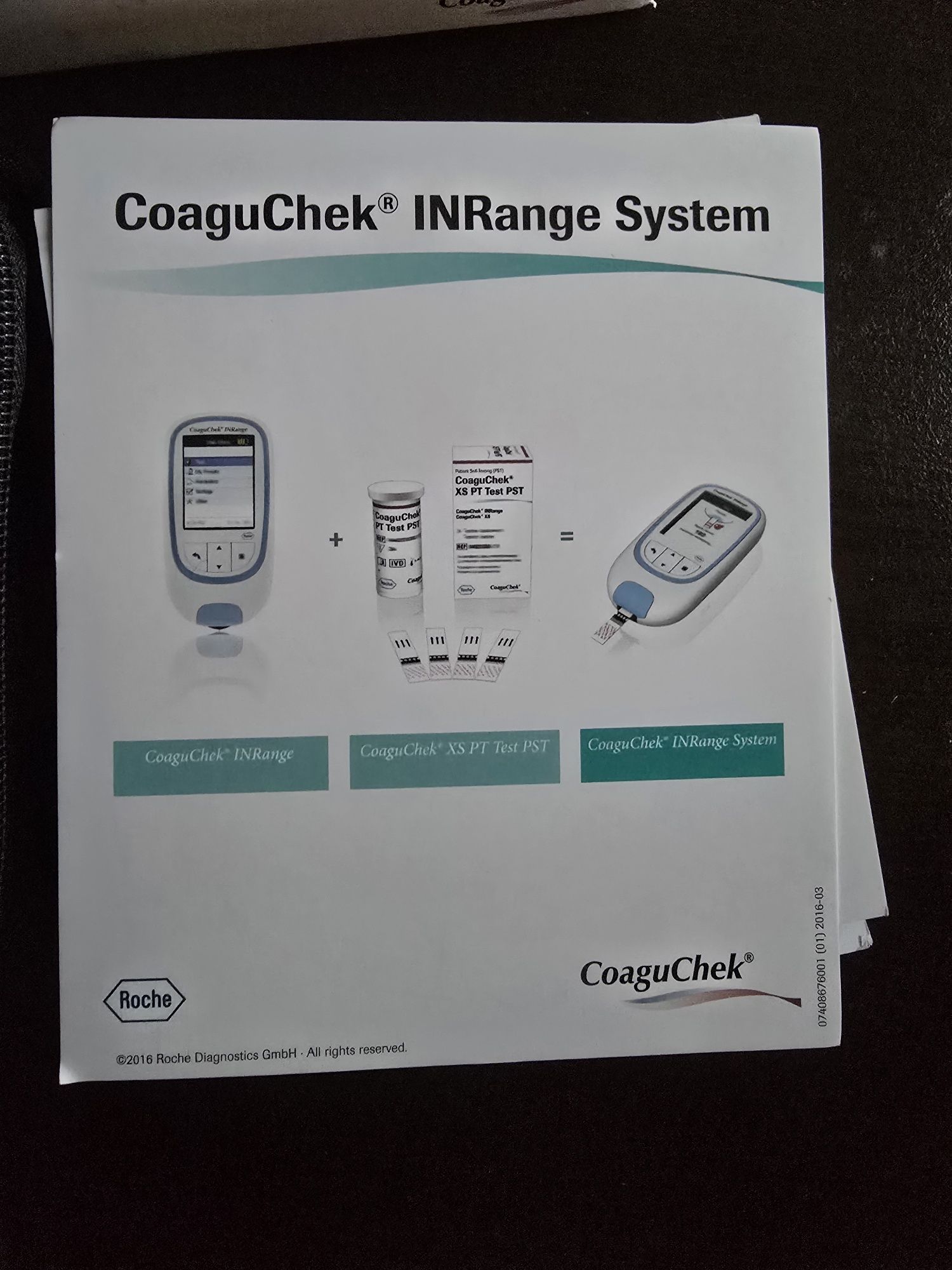 Уред за измерване на протромбиновото време CoaguChek INRange System