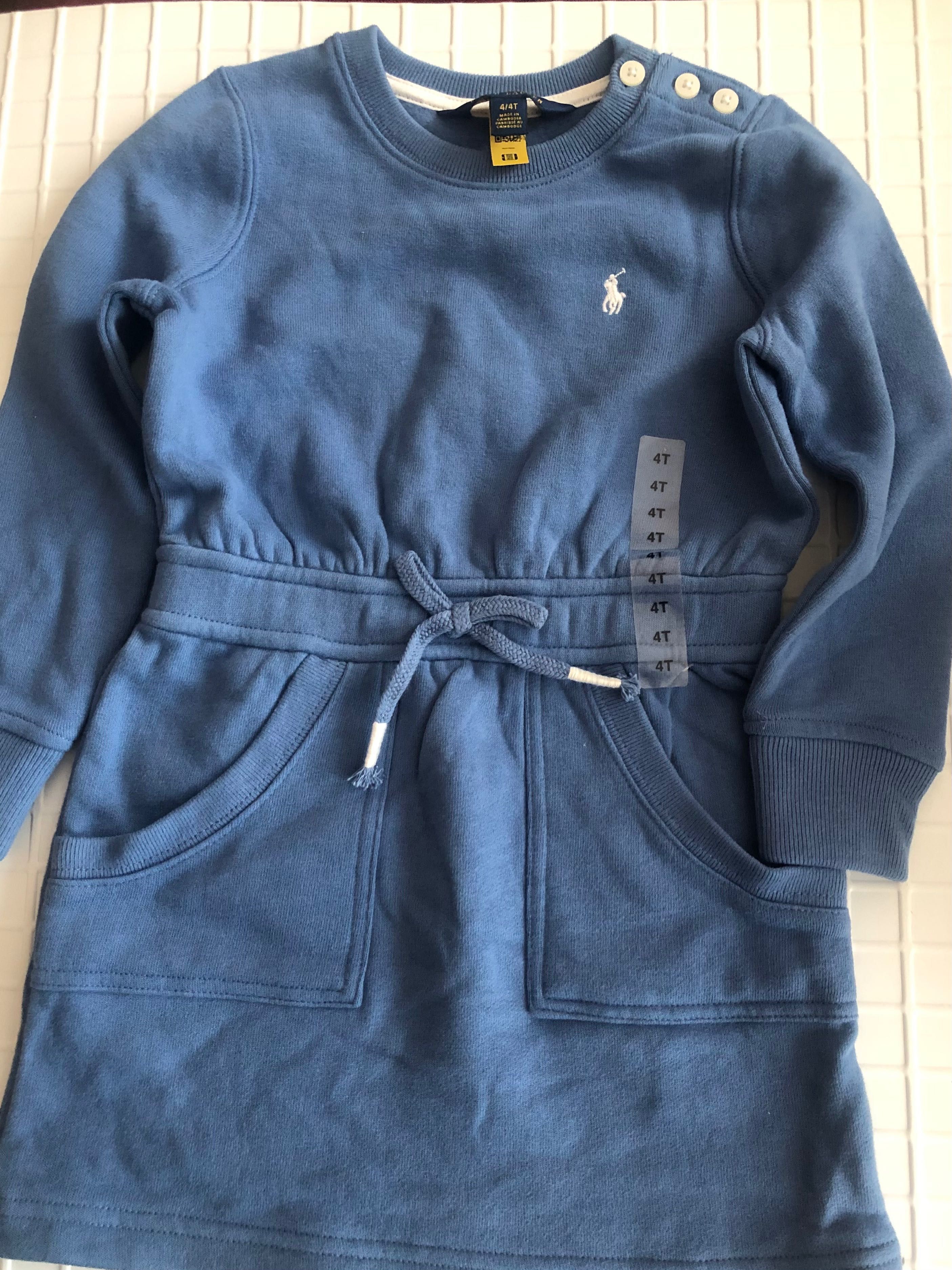 Нова с етикет, детска рокля Polo Ralph Lauren за 4 г. Оригинална.